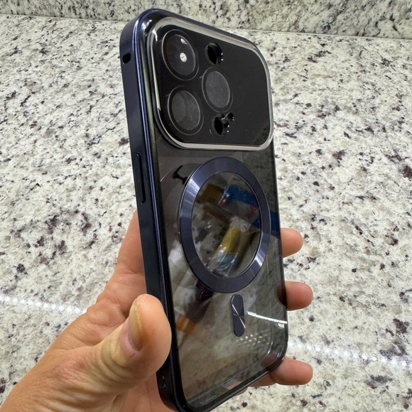 NWOT iPhone 15 Pro Cell Phone Case - 360 degree protection, Blue Titanium - Picture 11 of 13